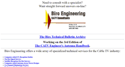 Desktop Screenshot of biroengineering.com